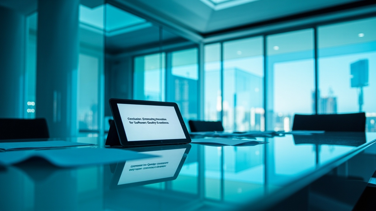 Conclusion: Embracing Innovation for Software Quality Excellence
